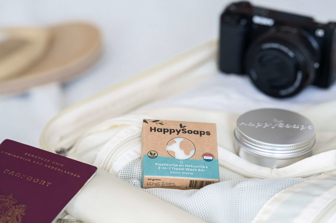 5x de fijnste, plasticvrije verzorgingsproducten voor op reis - HappySoaps NL