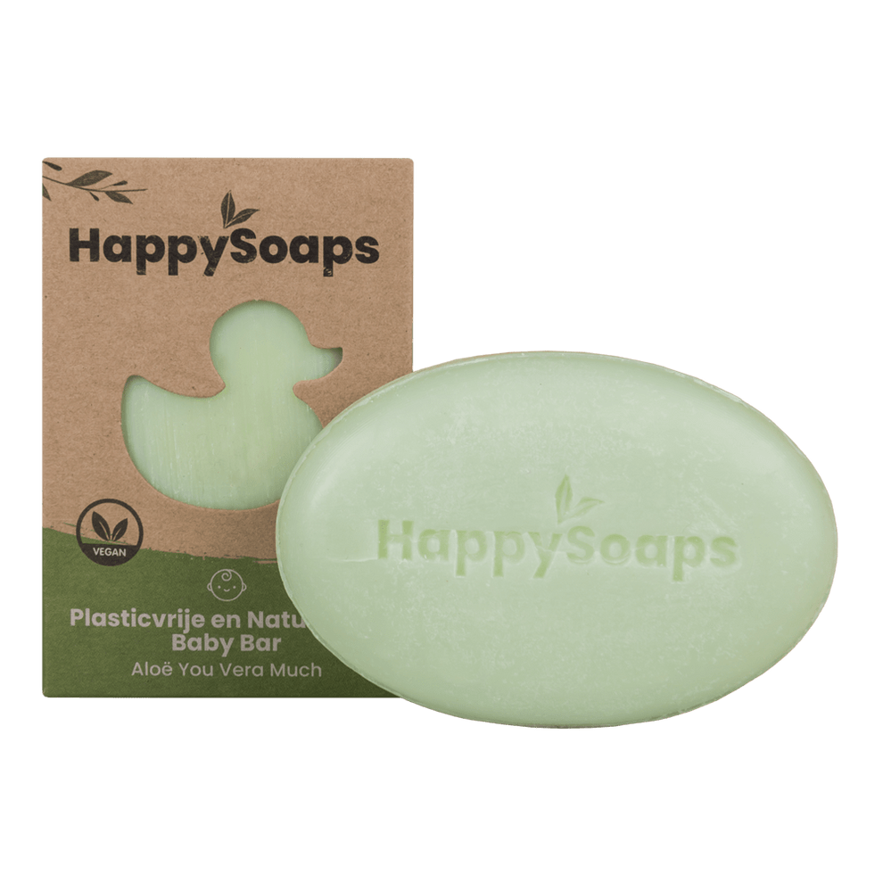 Baby & Kids Shampoo en Body Wash Bar - Aloë You Vera Much, HappySoaps NL