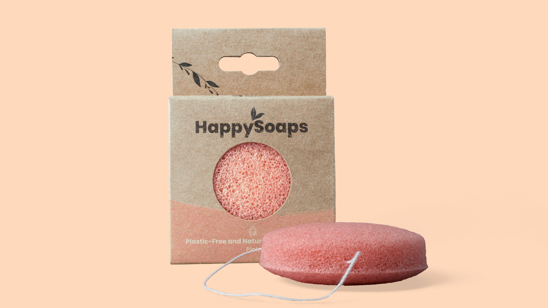 100% Natuurlijke Konjac Spons - Roze