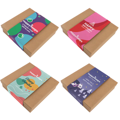 Maak je eigen thema Giftbox! 4 producten: Shampoo, Conditioner, Body Wash Bar en Natuurlijke Deodorant