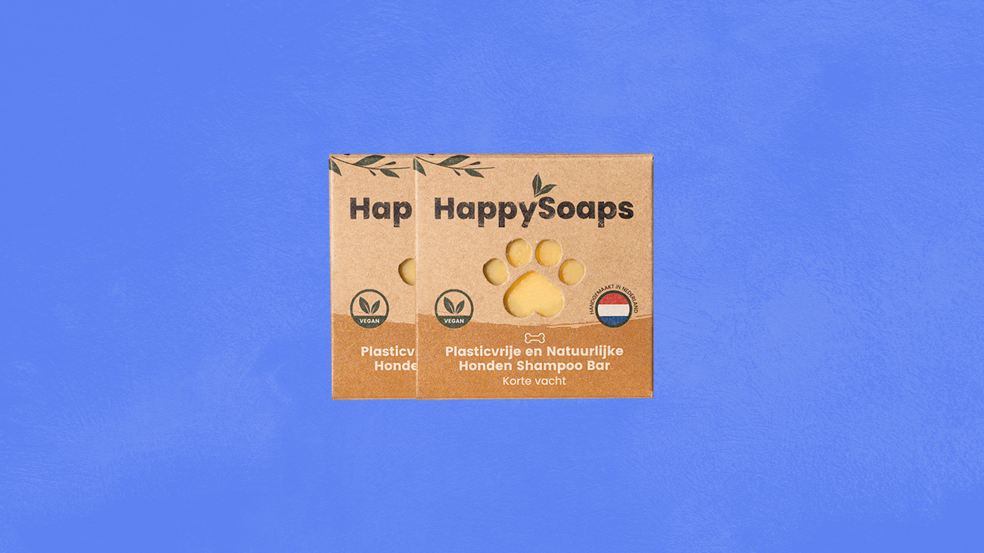 Oeps! Teveel gemaakt: 2 Honden Shampoo Bars - Korte Vacht met 35% korting, HappySoaps NL