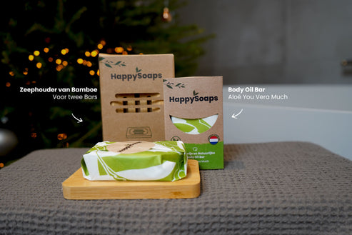 Verzorgende Body Oil Giftbox, HappySoaps NL
