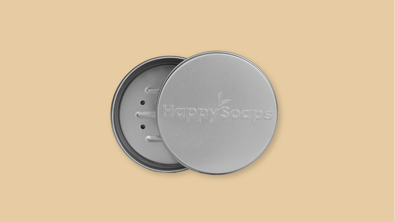 Happy Bar bewaar- en reisblikje rond