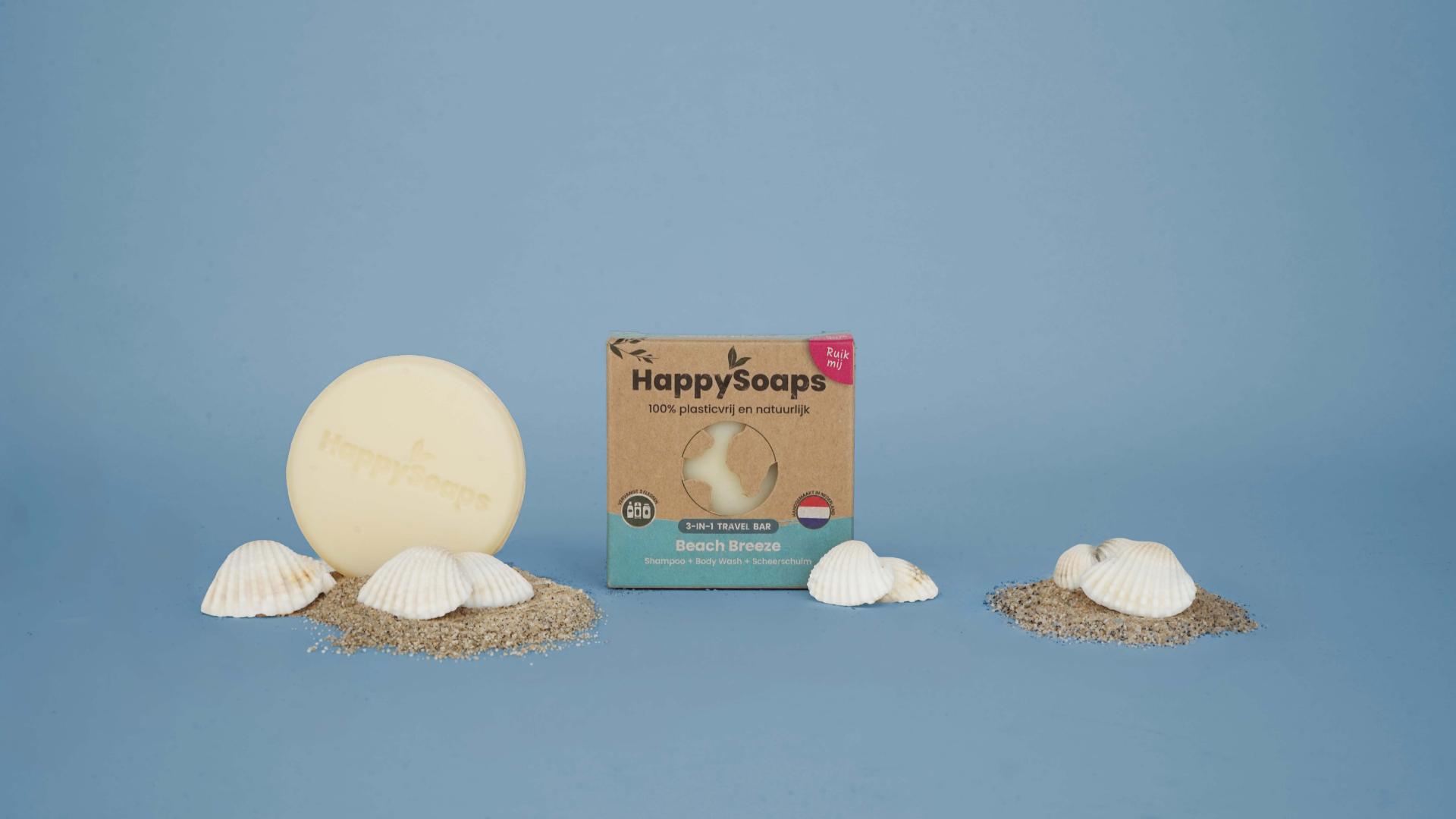 3-in-1 Travel Wash Bar - Beach Breeze