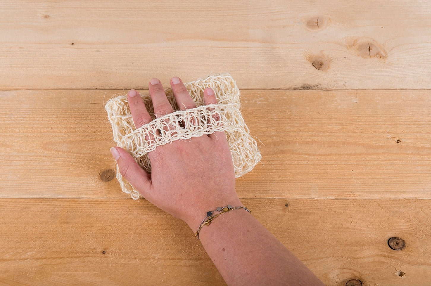 Happy Scrub Handschoen - Sisal en Katoen, HappySoaps NL