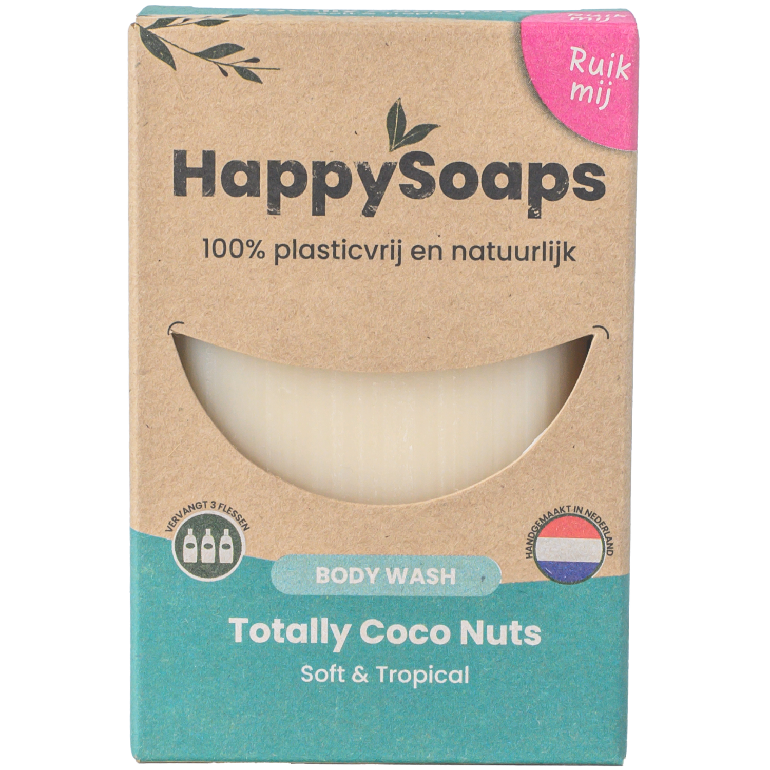 Body Wash Bar - Totally Coco Nuts Cadeau, HappySoaps NL
