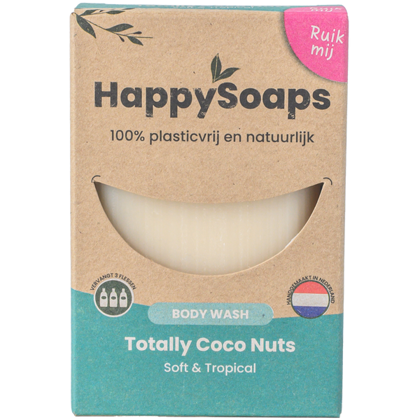 Body Wash Bar - Totally Coco Nuts Cadeau, HappySoaps NL