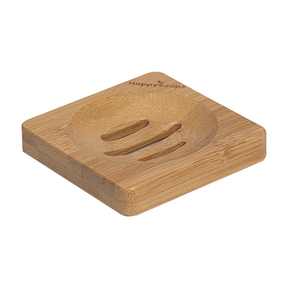 Zeephouder van Bamboe voor één HappySoaps Bar, HappySoaps NL