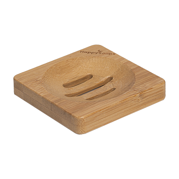 Zeephouder van Bamboe voor één HappySoaps Bar, HappySoaps NL