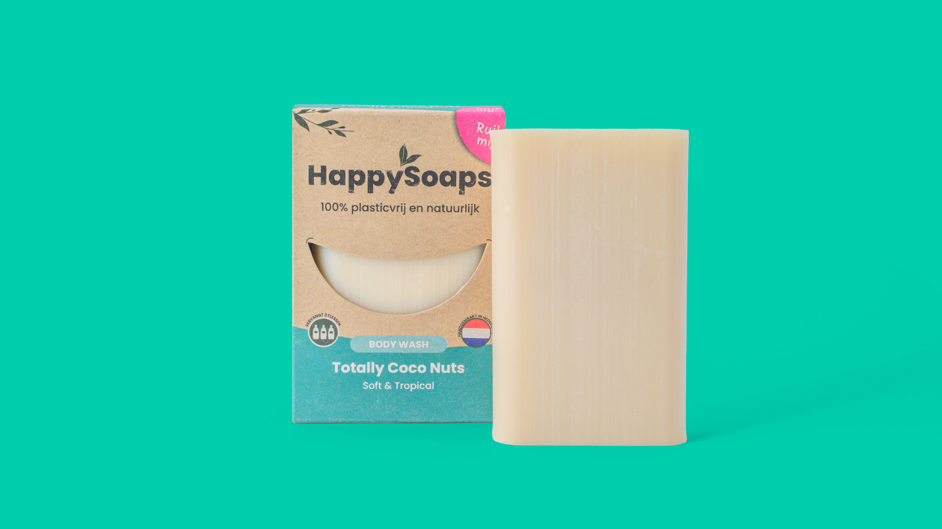 Body Wash Bar - Totally Coco Nuts Cadeau, HappySoaps NL