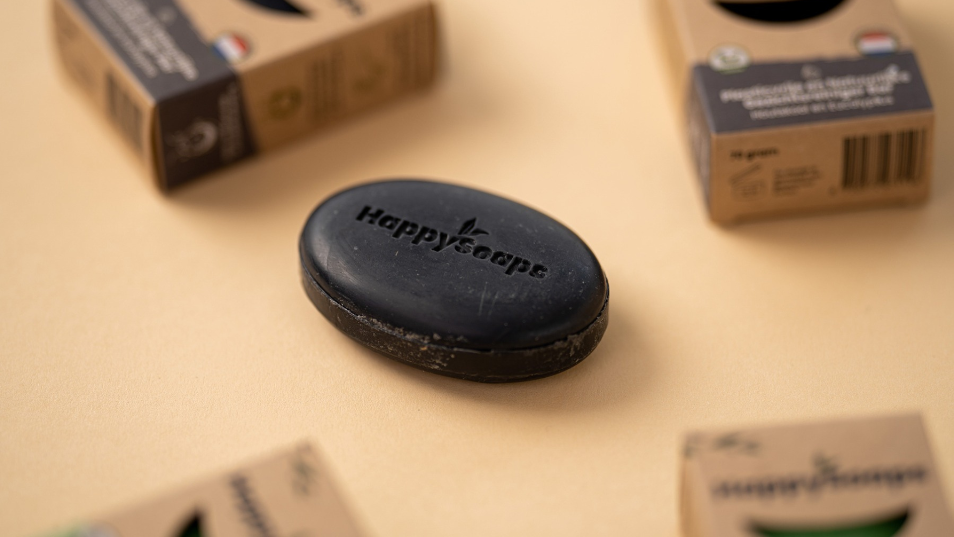 Gezichtsreiniger Bar Houtskool en Sandalwood, HappySoaps NL