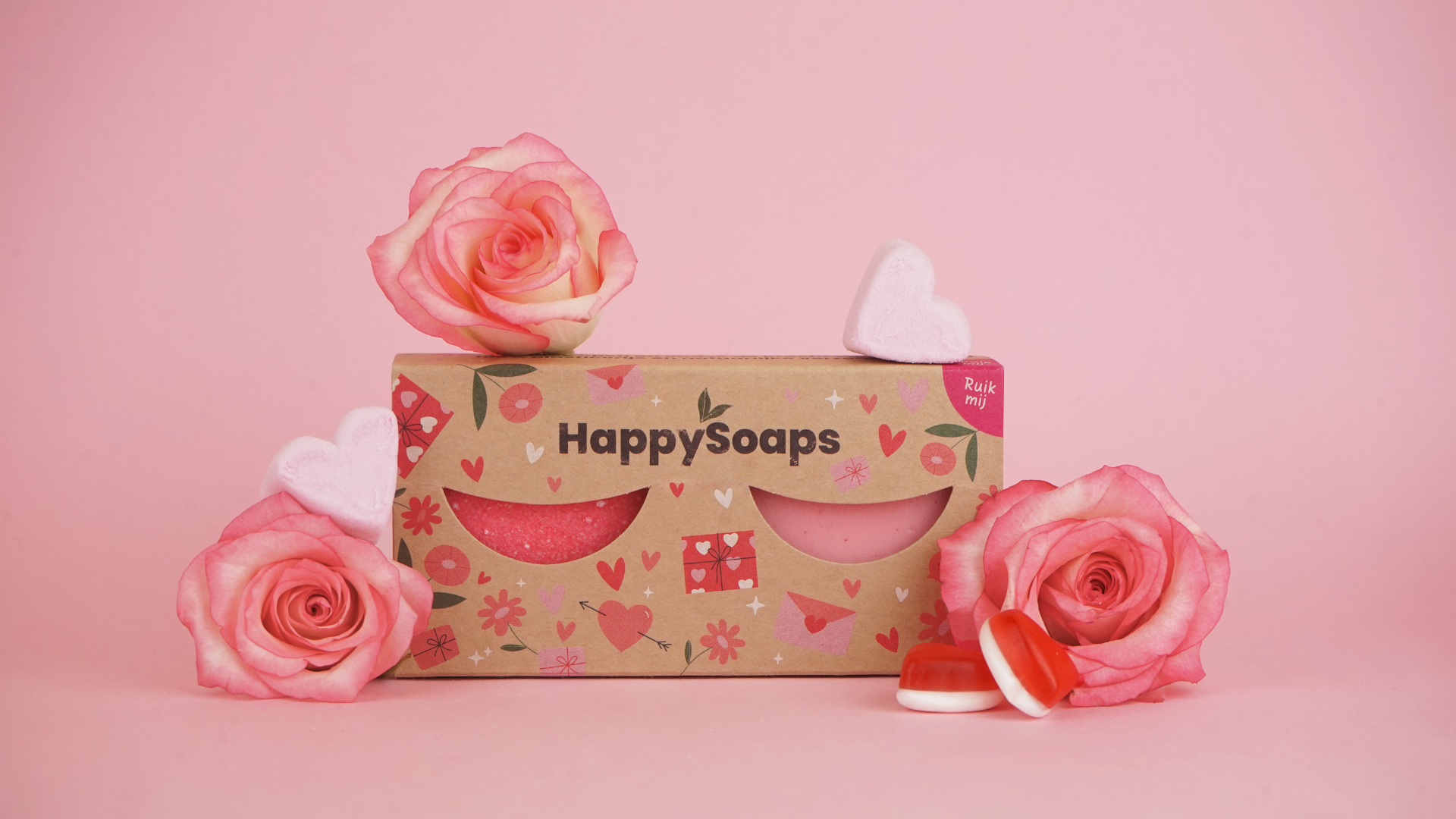 Happy Giftbox - La Vie en Rose, HappySoaps NL
