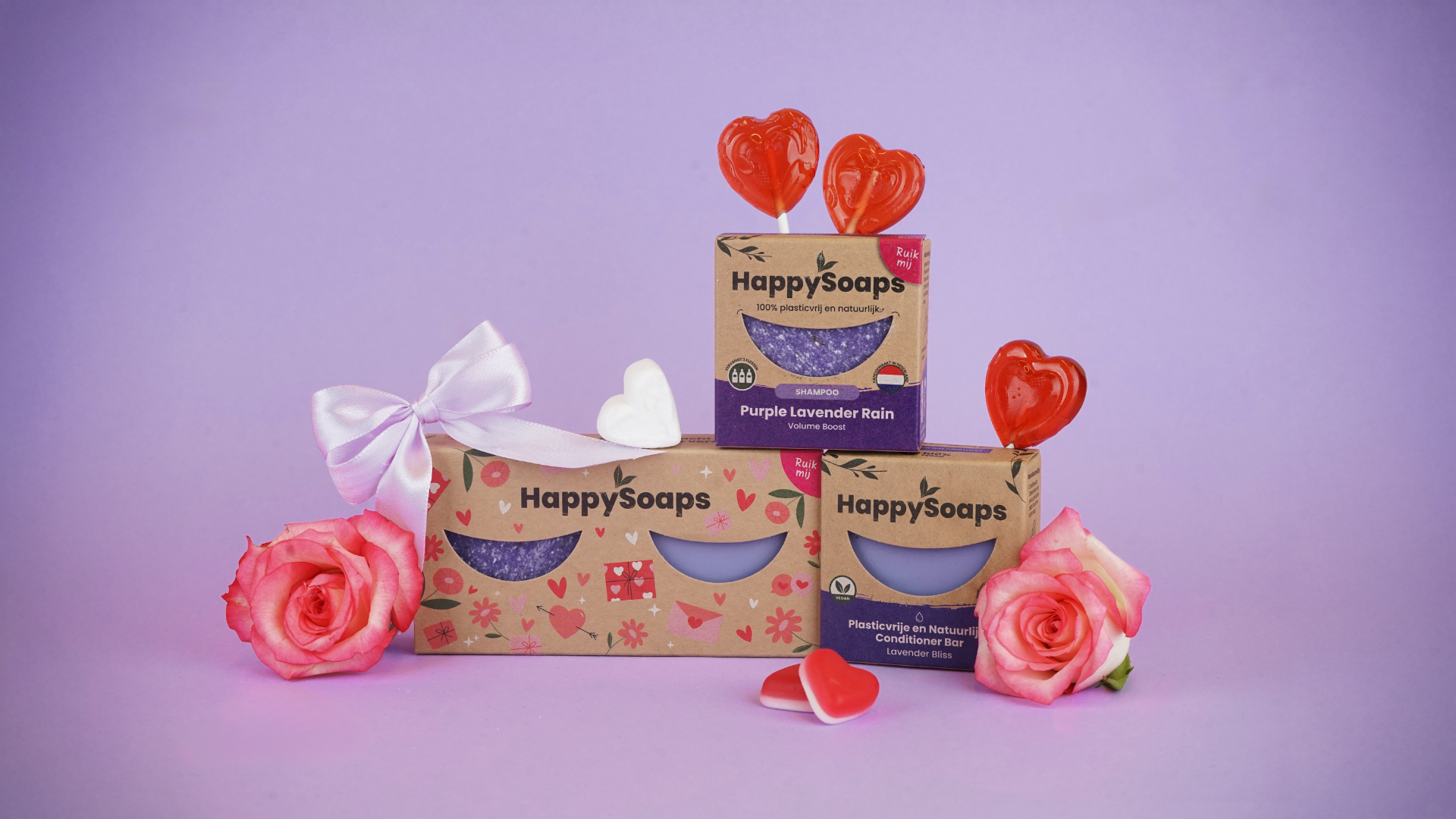 Happy Giftbox - Lavender Rain, HappySoaps NL