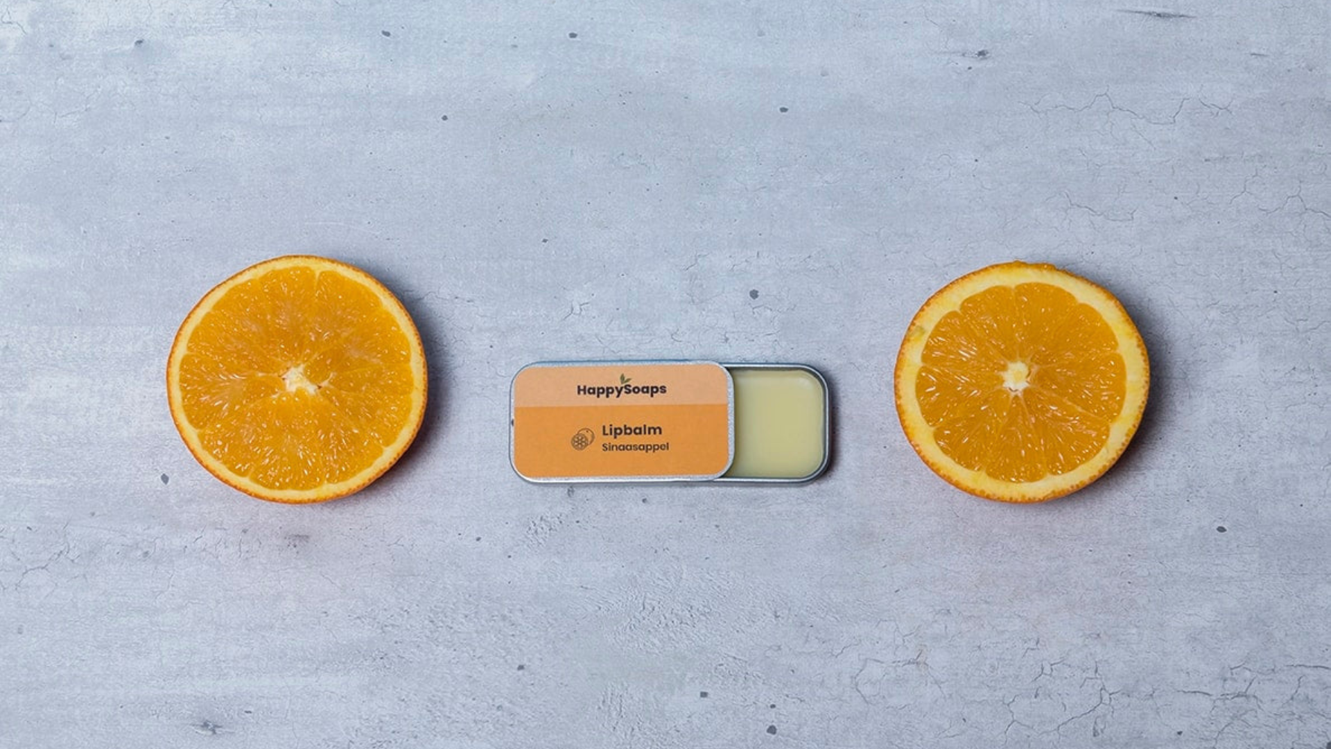 Lipbalm - Sinaasappel Cadeau, HappySoaps NL