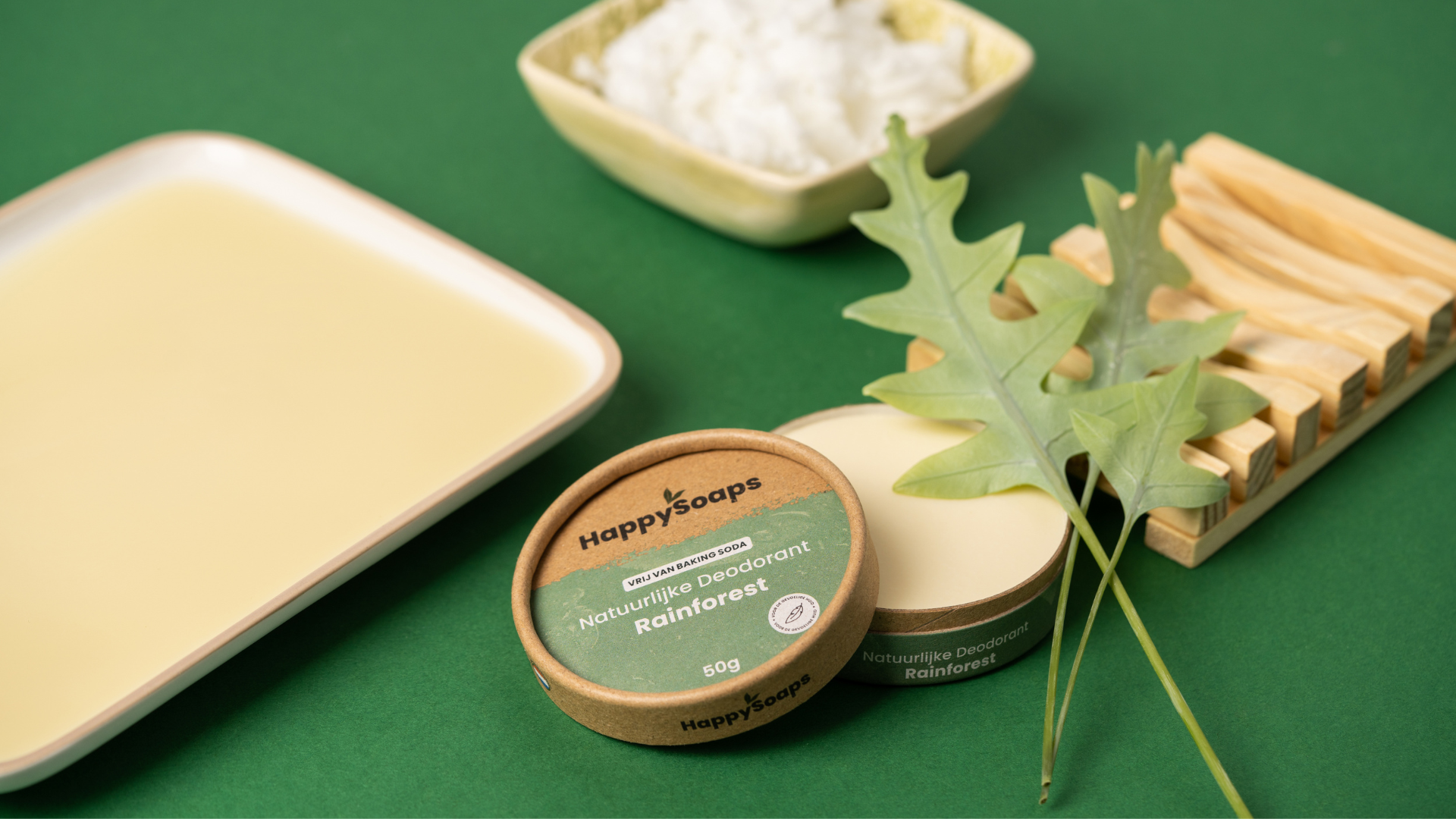 Natuurlijke Deodorant voor de Gevoelige Huid - Rainforest, HappySoaps NL