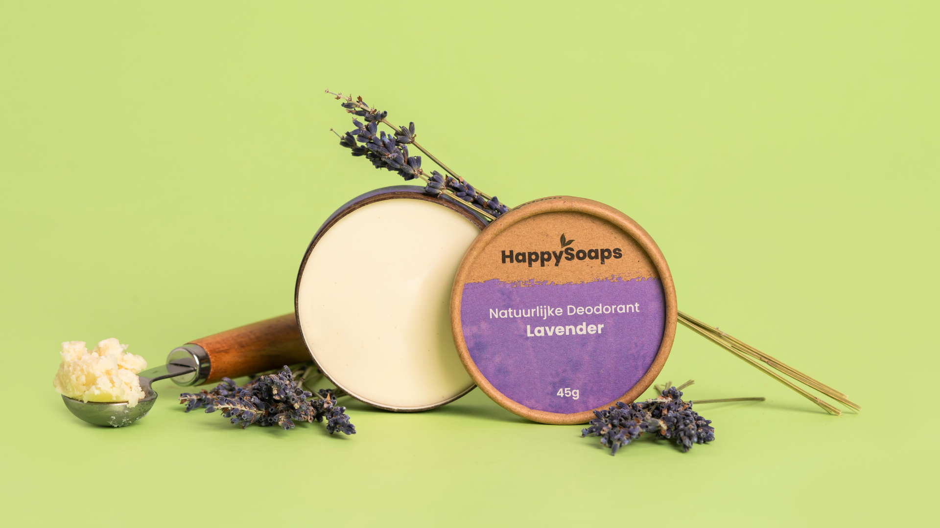 Natuurlijke Deodorant - Lavender, HappySoaps NL