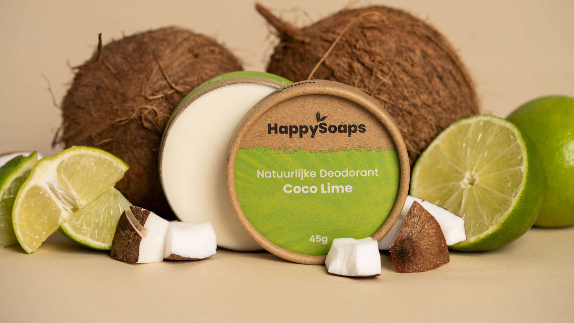Natuurlijke Deodorant – Coco Lime, HappySoaps NL