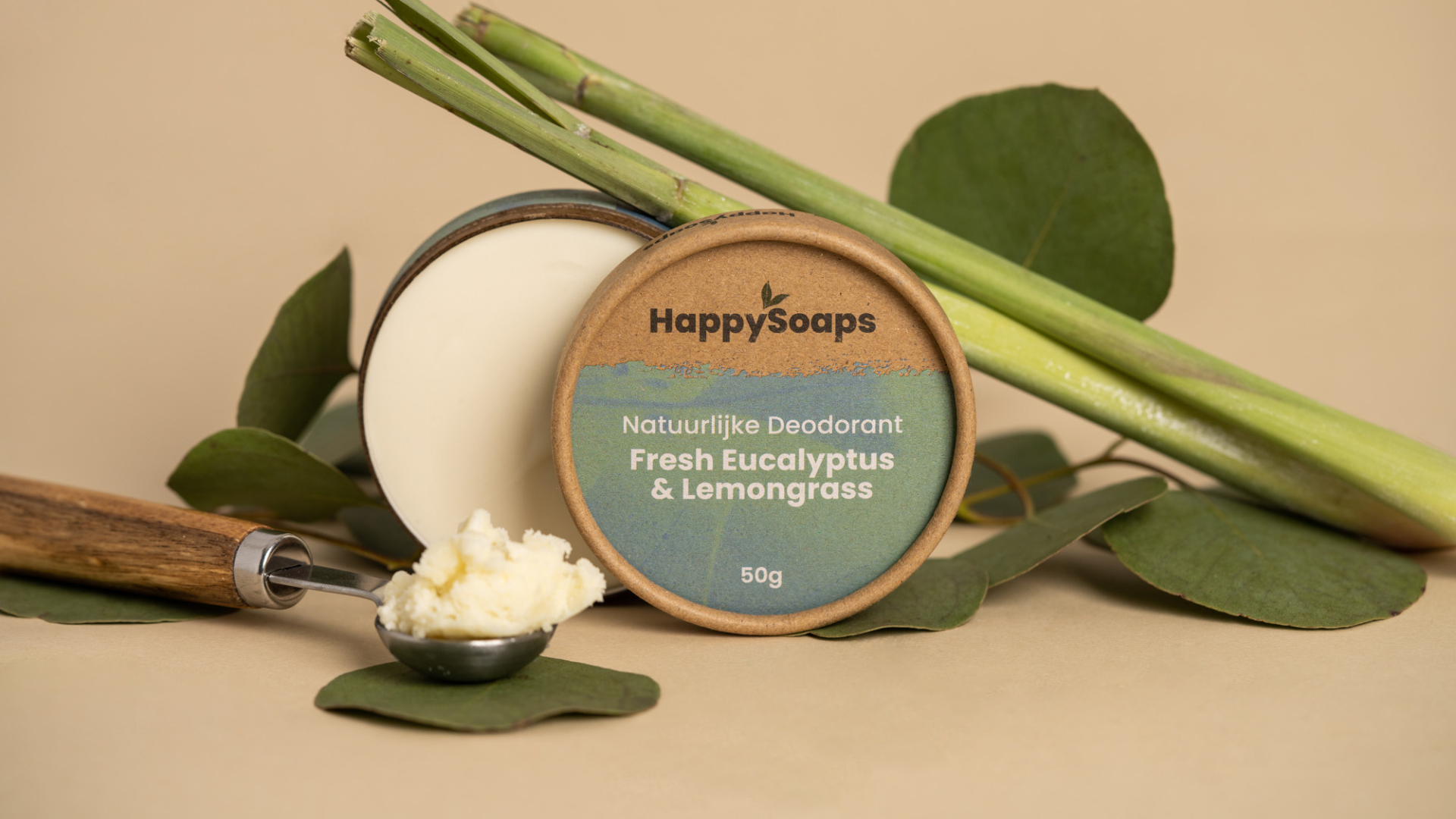 Natuurlijke Deodorant – Fresh Eucalyptus - HappySoaps NL