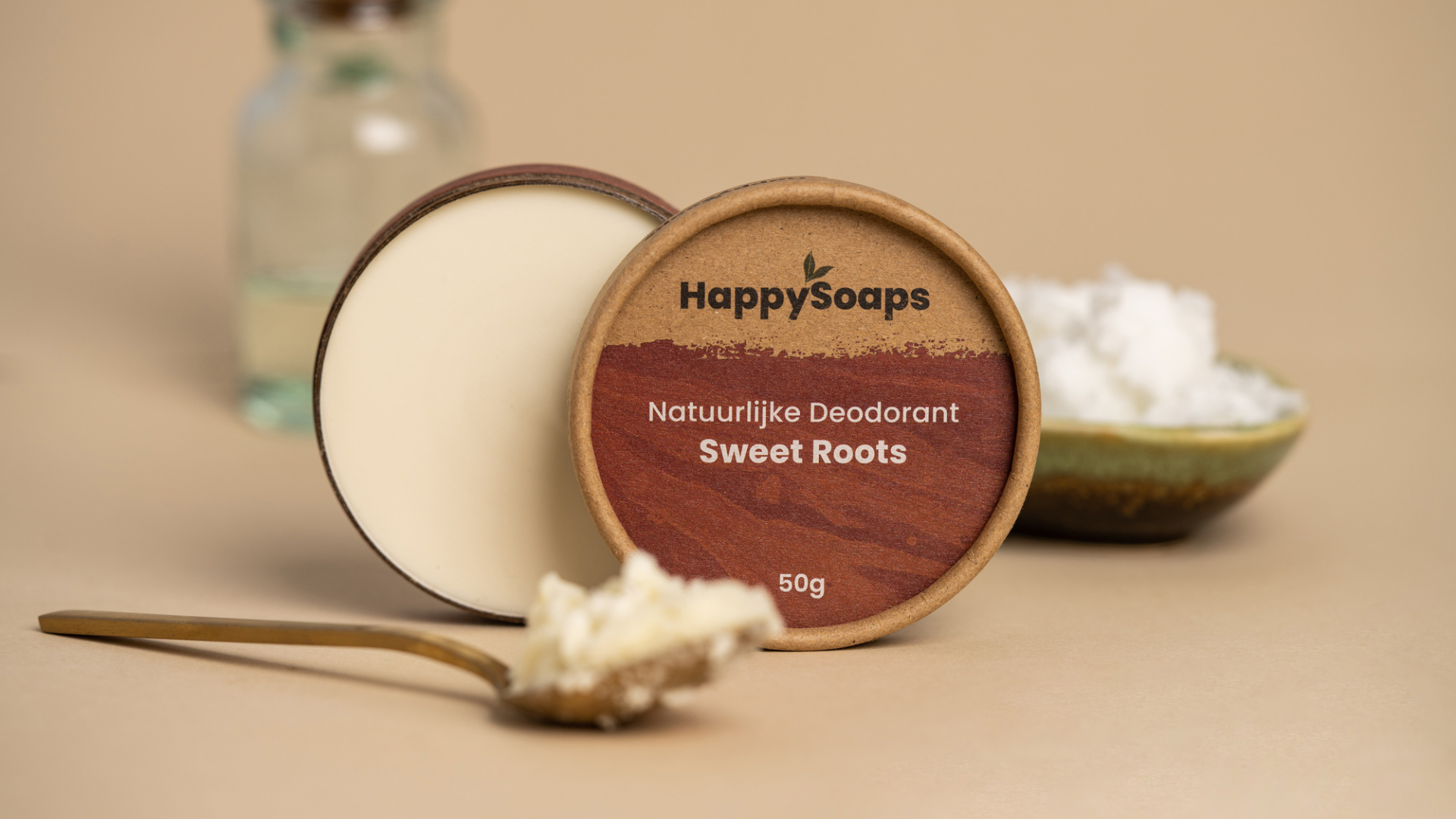 Natuurlijke Deodorant – Sweet Roots, HappySoaps NL