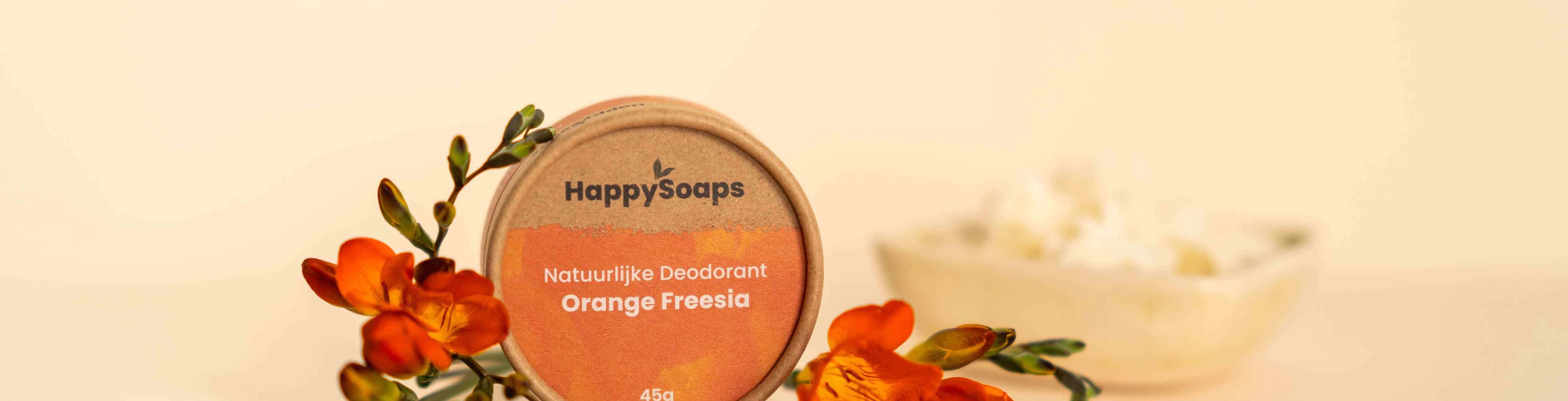 Natuurlijke Deodorant - Orange Freesia, HappySoaps NL