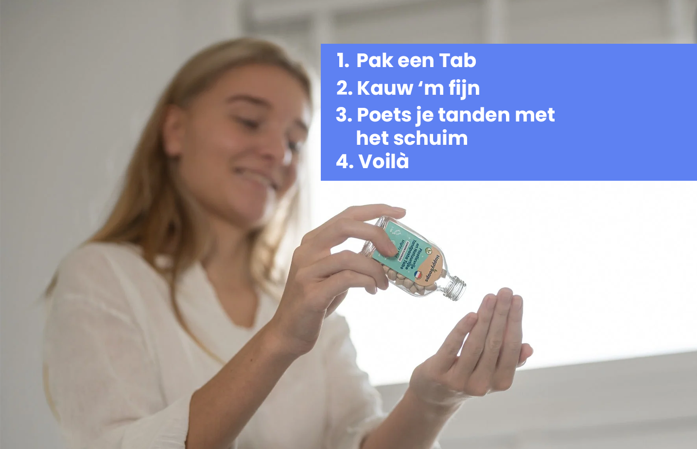 Kwartaalbox 3x Navulverpakking Tandpasta Tabs - Met Fluoride