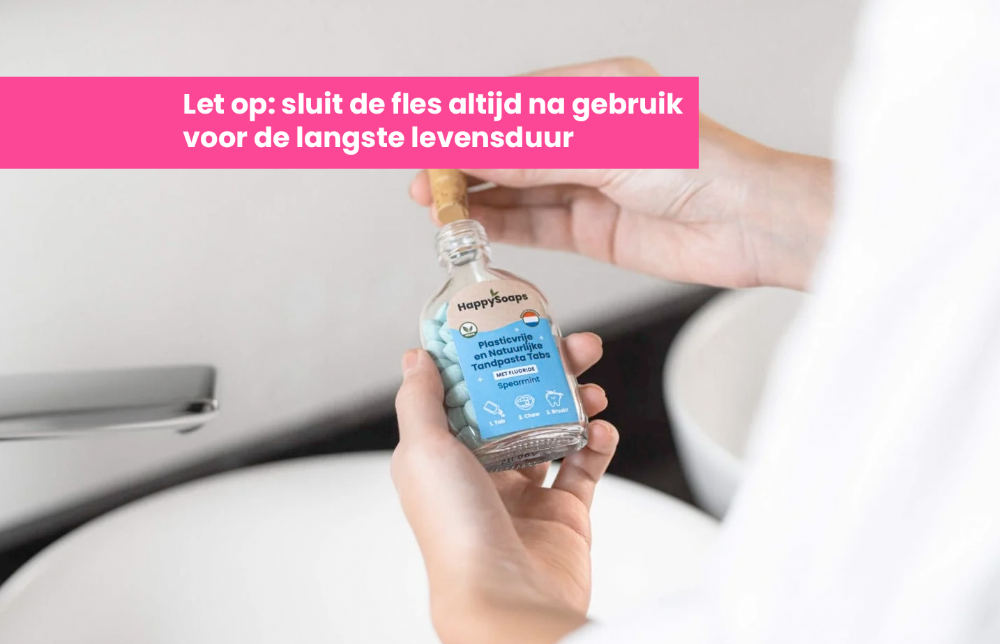Kwartaalbox 3x Tandpasta Tabs - Met Fluoride
