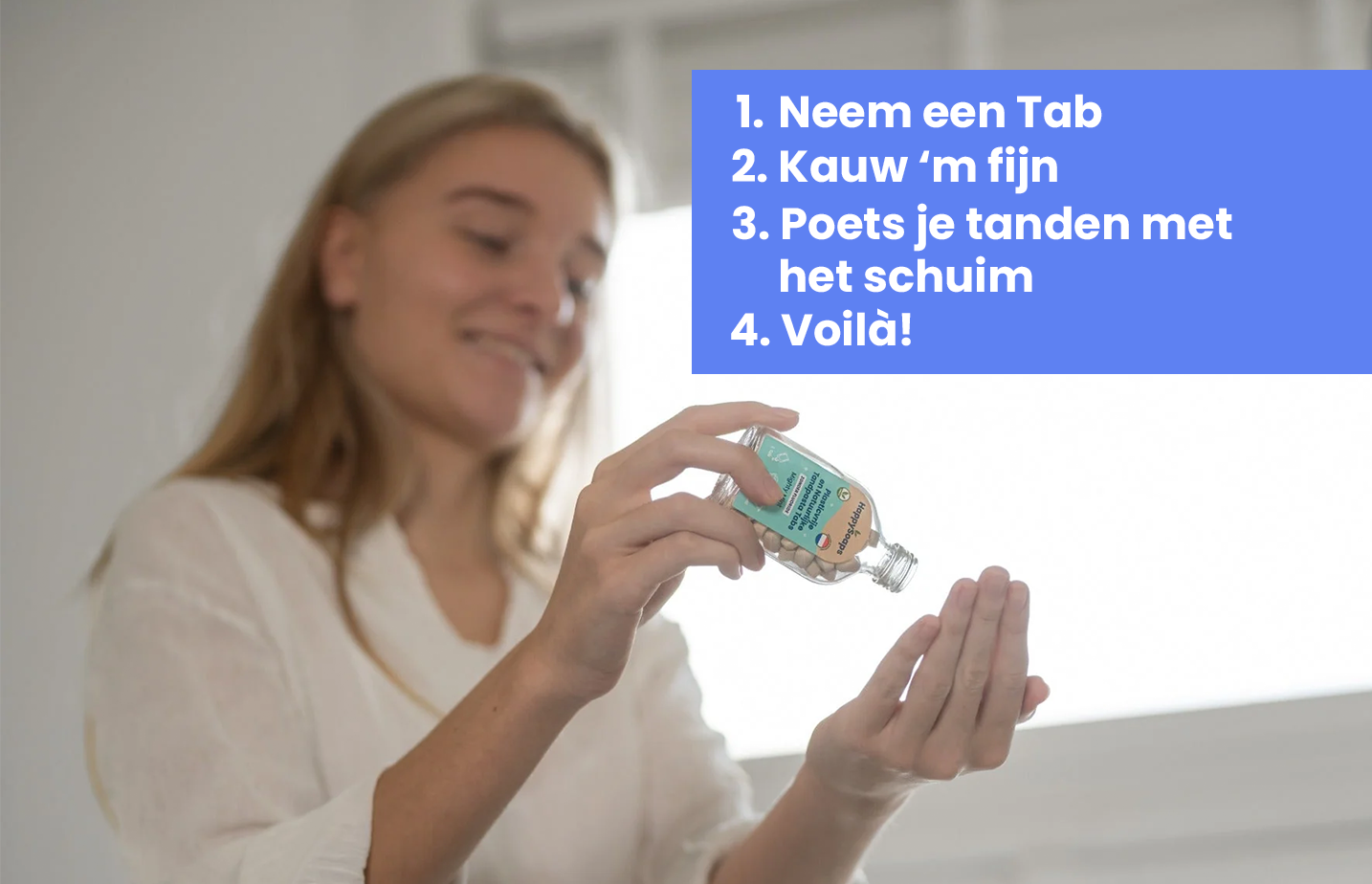 Tandpasta Tabs – Zonder Fluoride – Mighty Mint