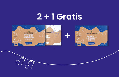Wasstrips Kwartaalbox - Gekleurde en Witte Was 2+1 GRATIS, HappySoaps NL