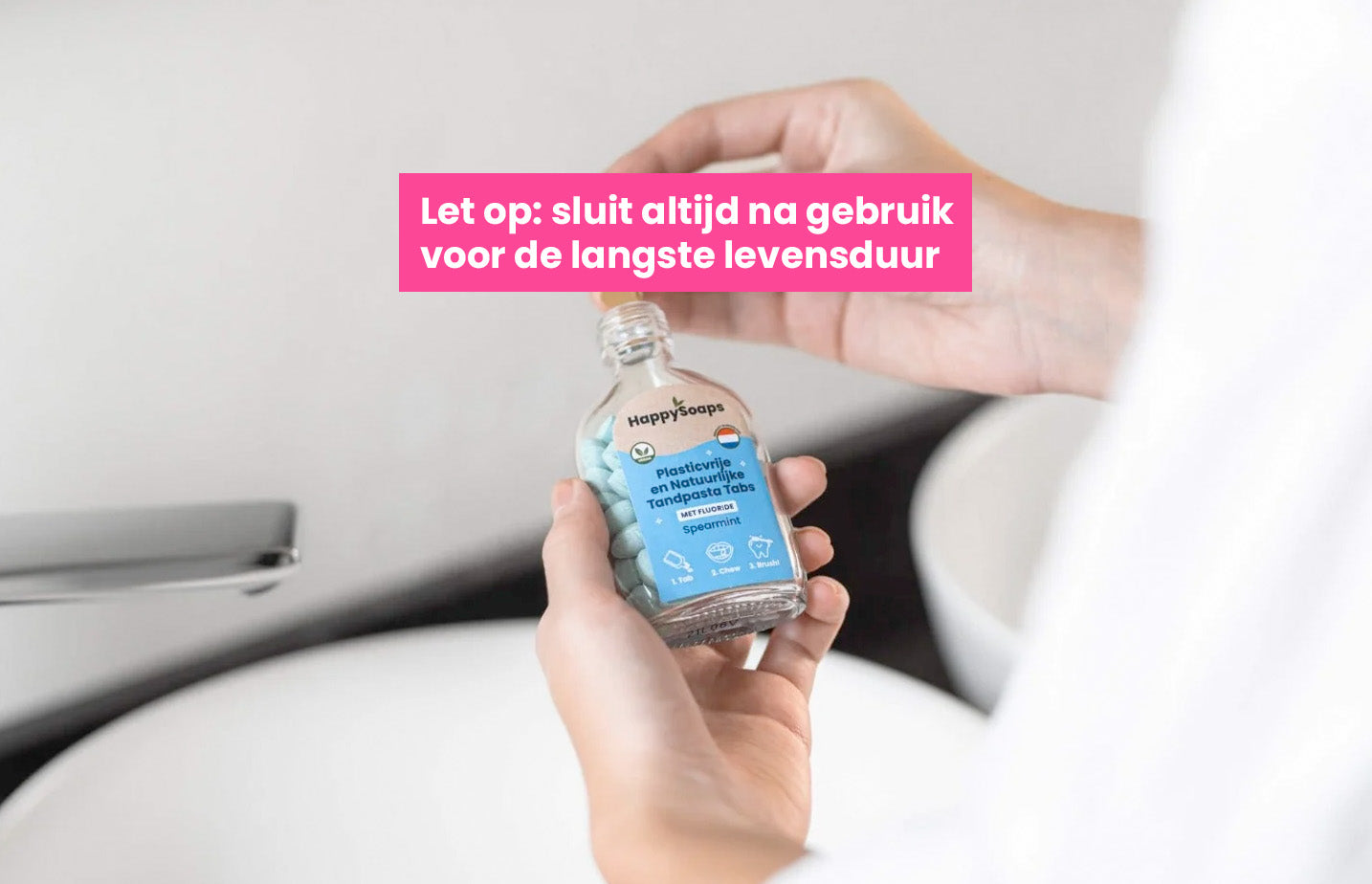 Kwartaalbox 3x Navulverpakking Tandpasta Tabs - Met Fluoride