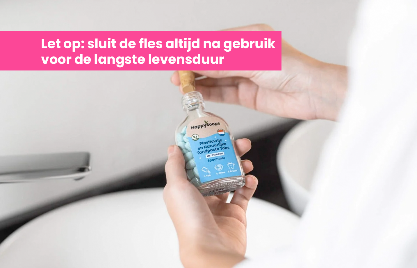 Tandpasta Tabs – Zonder Fluoride – Mighty Mint
