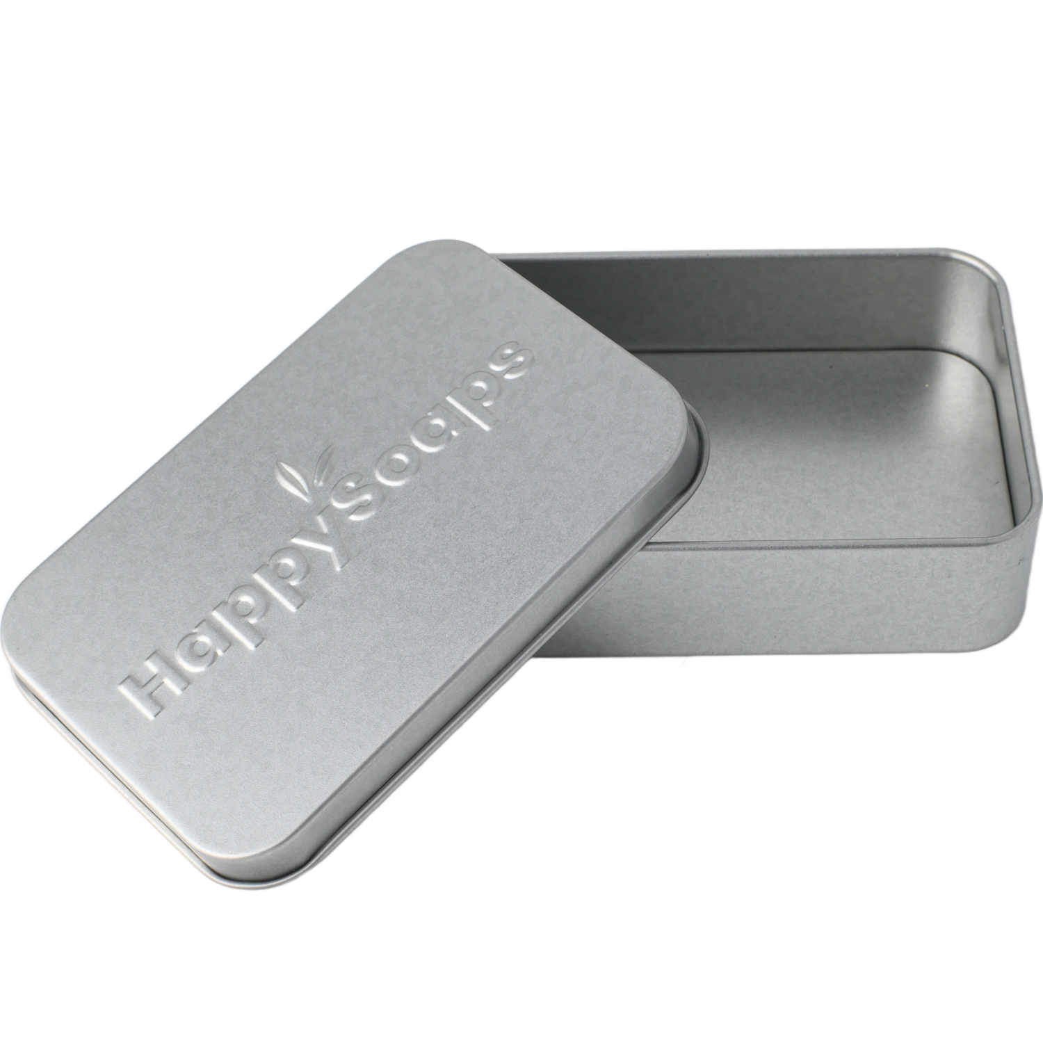 Happy Bar bewaar- en reisblikje rechthoekig (Gratis), HappySoaps NL