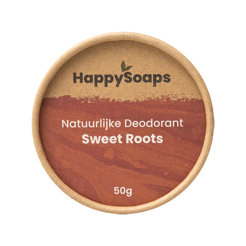 HappySoaps Natuurlijke Deo Sweet Roots Prettige aardse geur