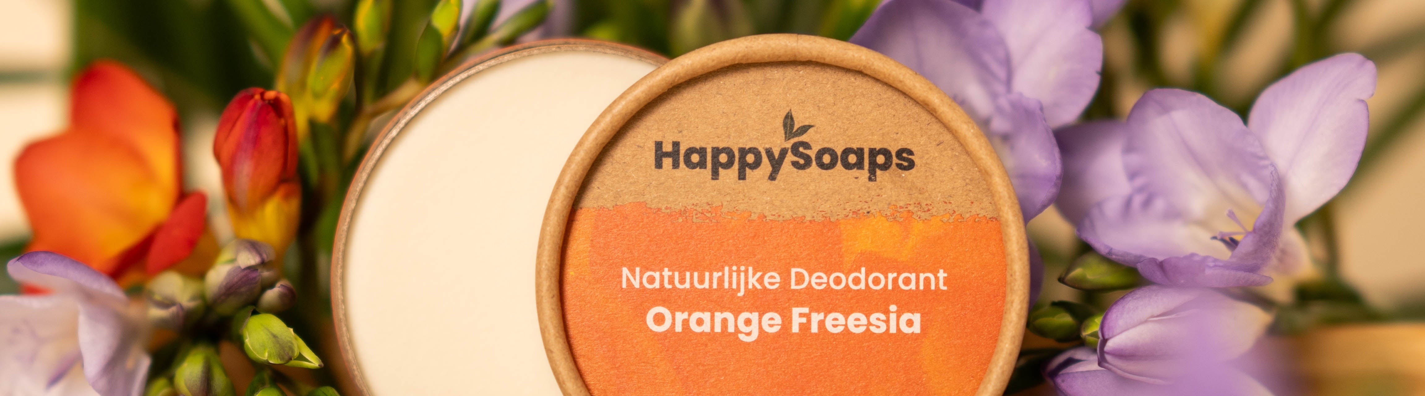 Natuurlijke Deodorant - Orange Freesia, HappySoaps NL
