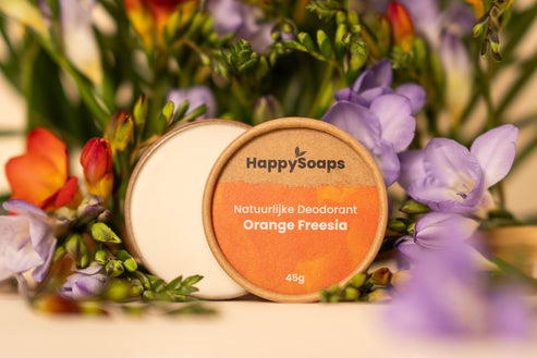 Natuurlijke Deodorant - Orange Freesia, HappySoaps NL