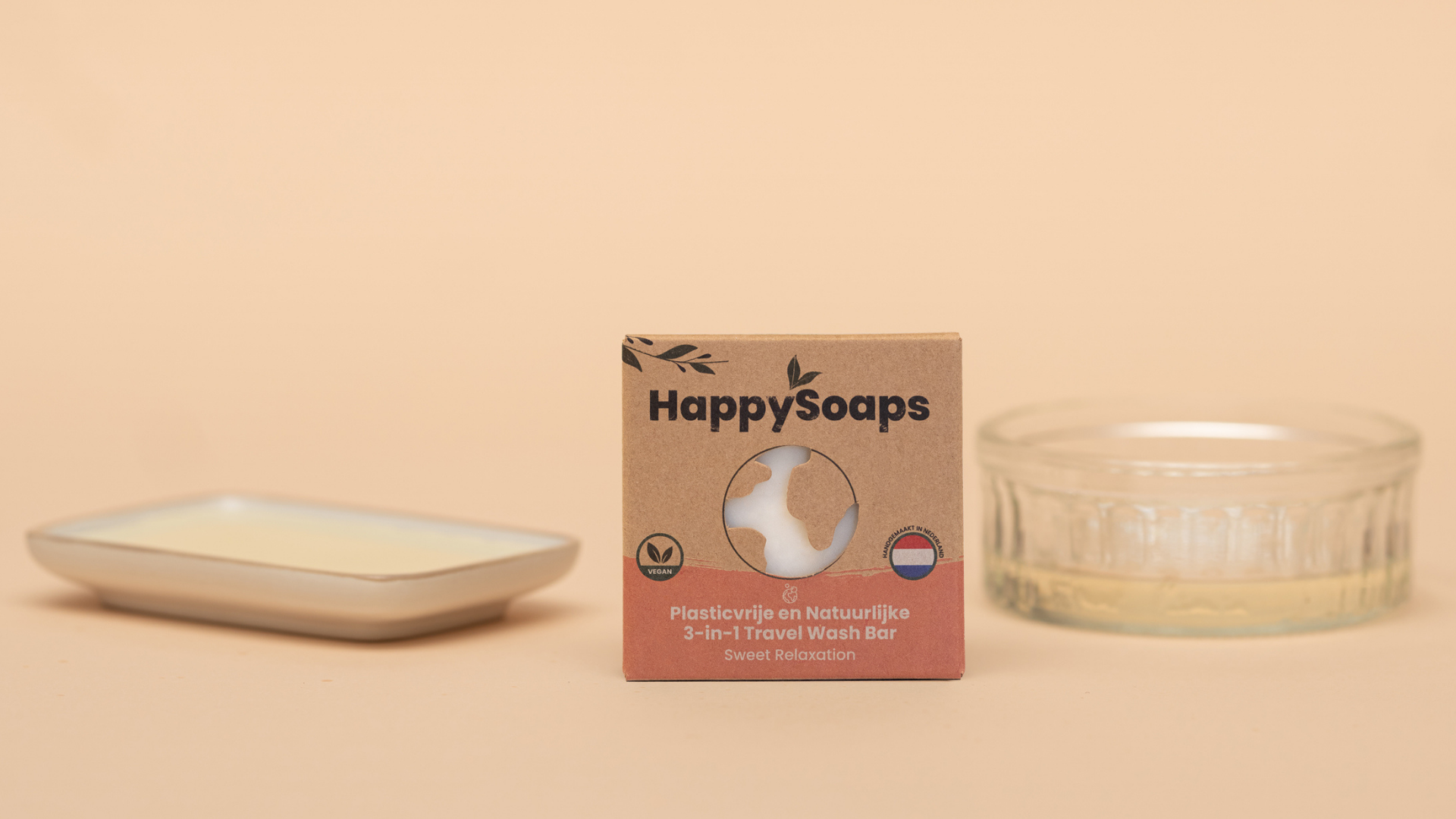 3-in-1 Travel Wash Bar – Sweet Relaxation, HappySoaps NL
