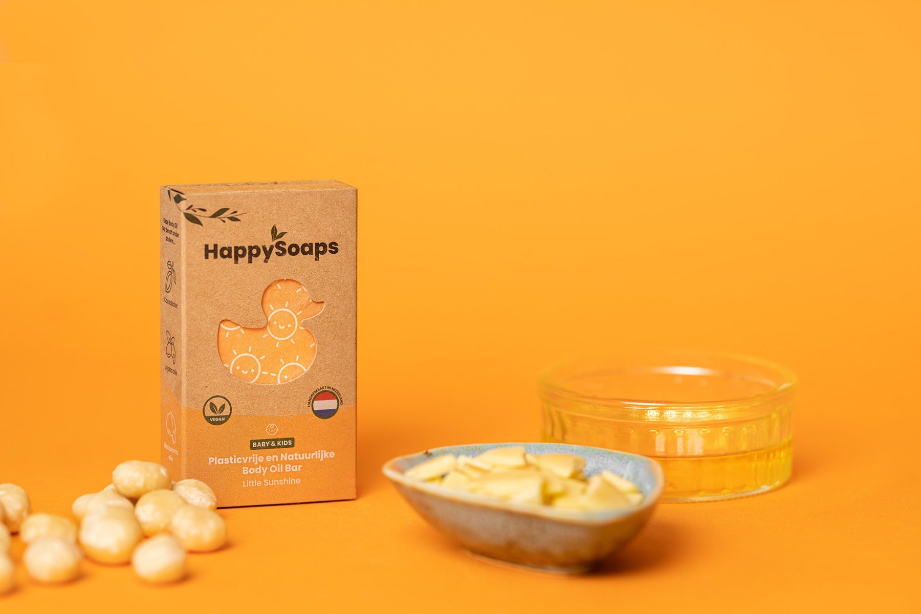 Baby & Kids Body Oil Bar - Little Sunshine, HappySoaps NL