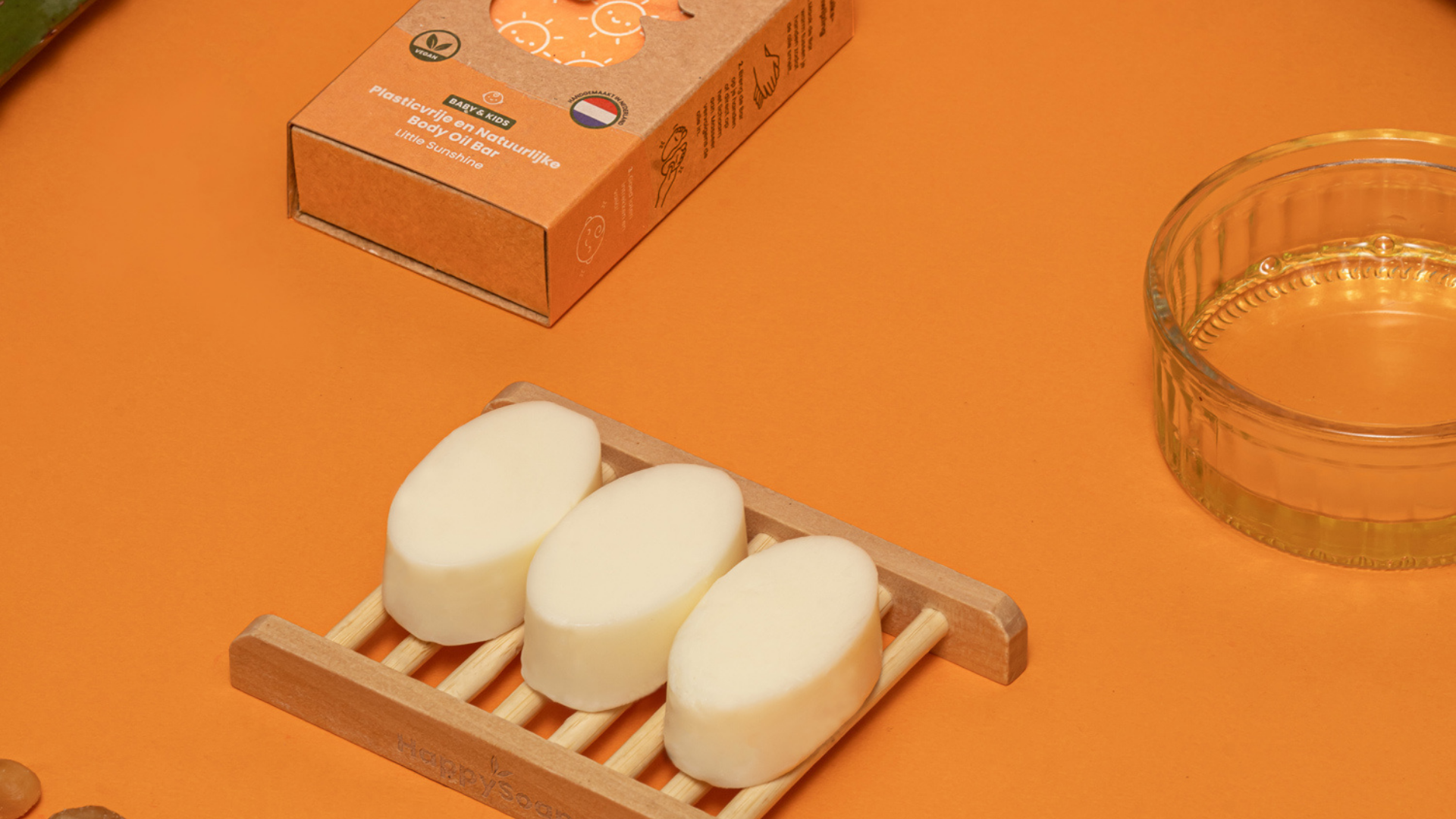 Baby & Kids Body Oil Bar - Little Sunshine, HappySoaps NL