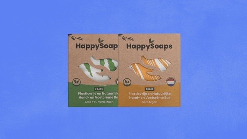 Voordelige bundel met 2 Hand- en Voetcrème Bars, HappySoaps NL