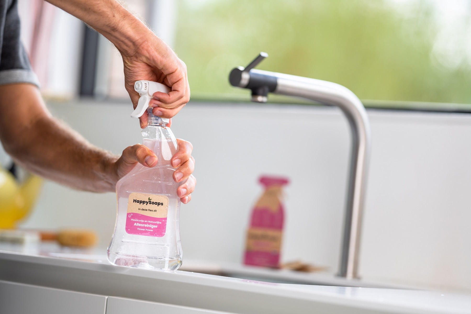Cleaning Tabs - Allesreiniger - Flower Power, HappySoaps NL