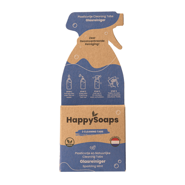 Cleaning Tabs - Glasreiniger - Sparkling Mint, HappySoaps NL