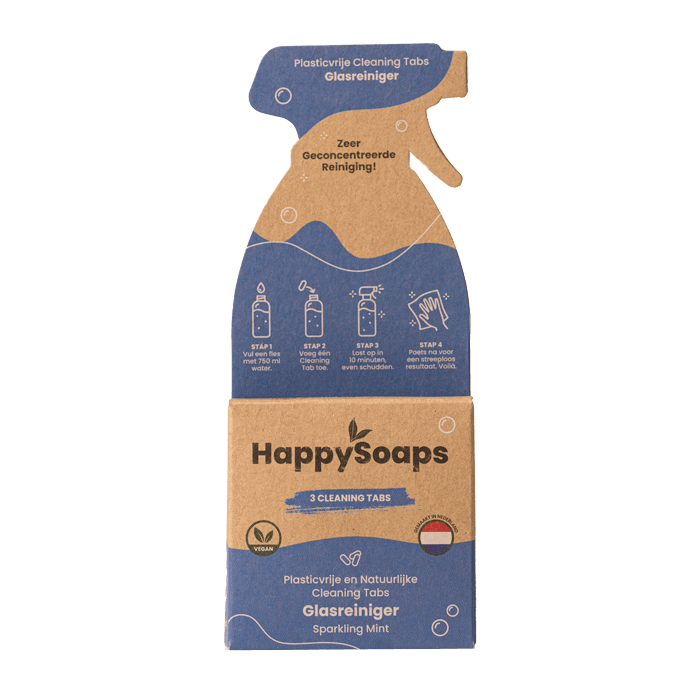 Cleaning Tabs - Glasreiniger - Sparkling Mint, HappySoaps NL