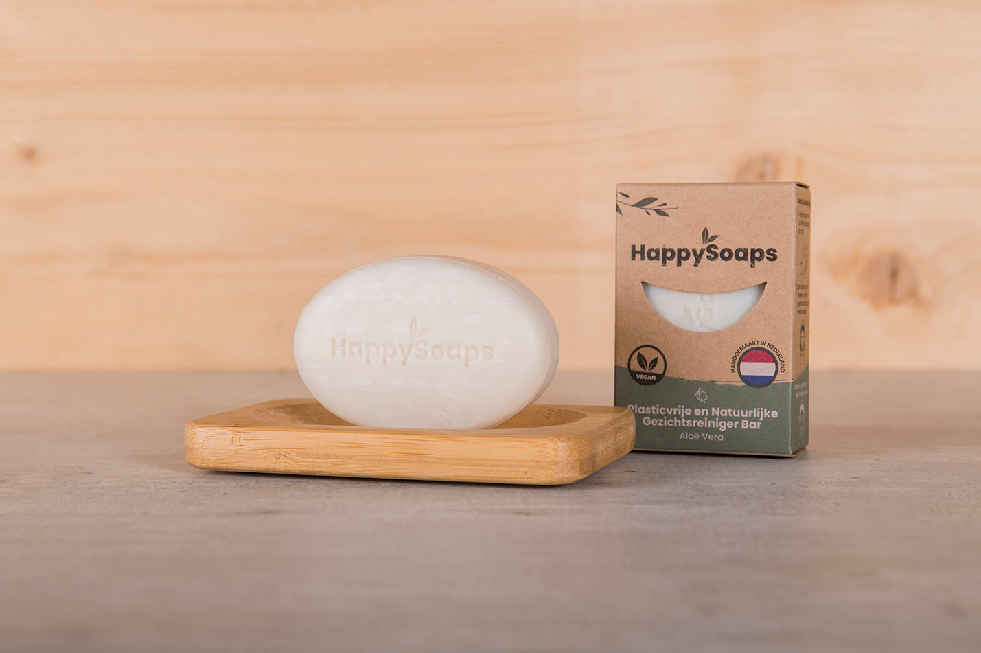Gezichtsreiniger Bar Aloë Vera, HappySoaps NL
