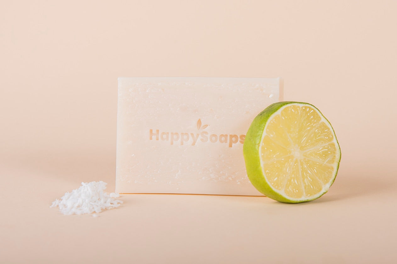 Kokosnoot & Limoen Body Wash Bar, HappySoaps NL