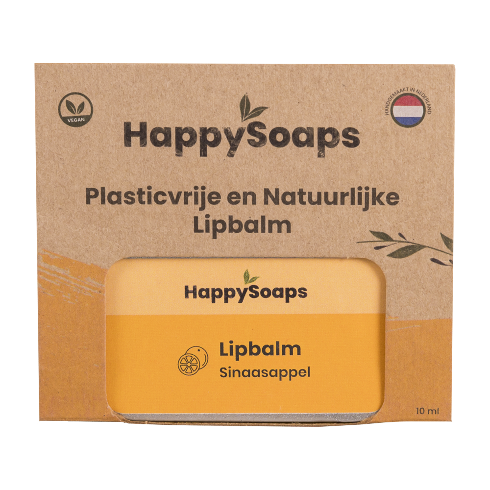 Lipbalm - Sinaasappel, HappySoaps NL