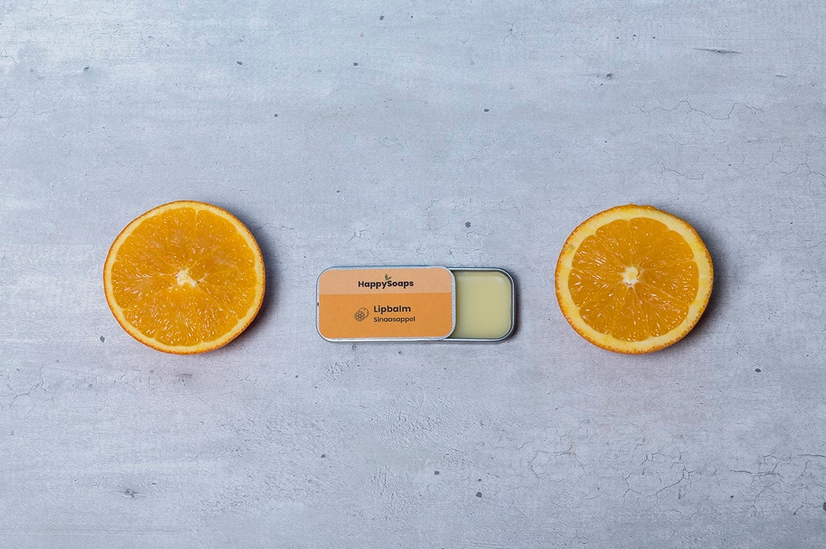 Lipbalm - Sinaasappel, HappySoaps NL