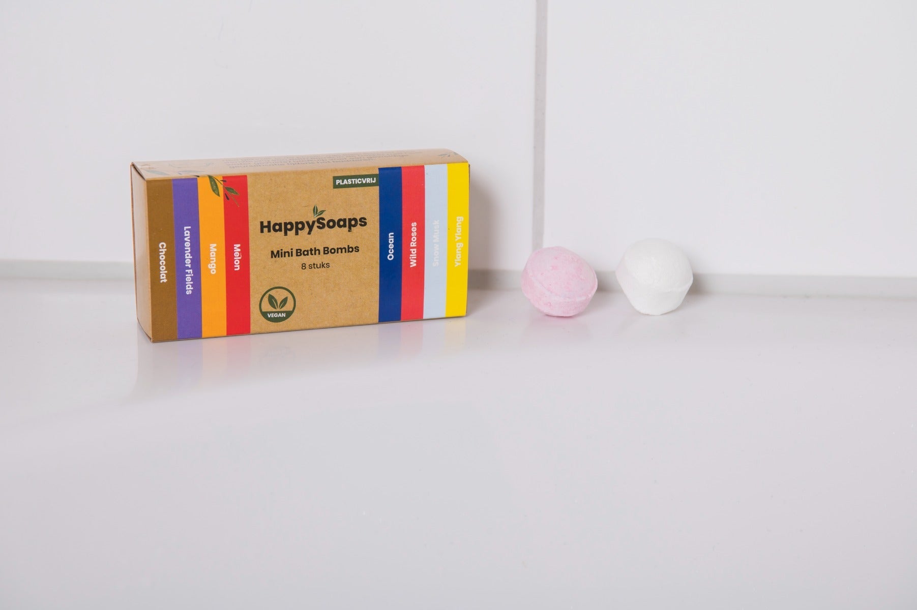 Mini Bath Bombs - Herbal Sweets, HappySoaps NL