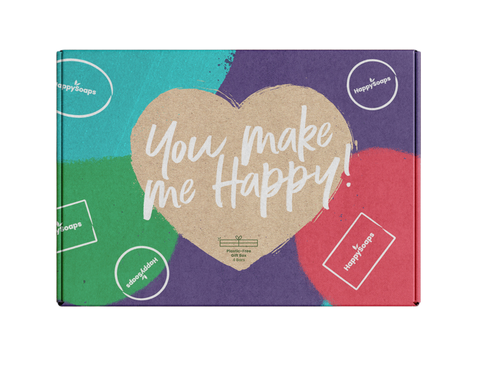 Vrolijke Moederdag Giftbox - verpakking, HappySoaps NL