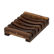 Shampoo Bar- & Zeephouder van Donker Hout