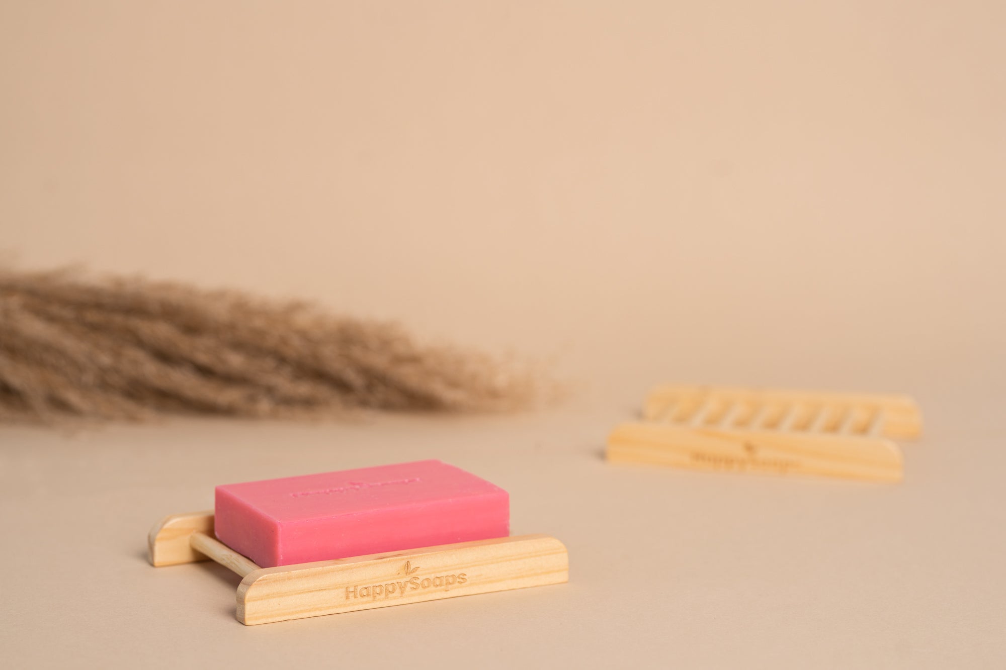 Shampoo Bar- & Zeephouder van Licht Hout, HappySoaps NL