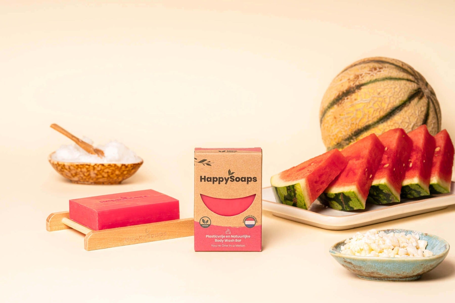 Body Wash Bar – You're One in a Melon - HappySoaps NL